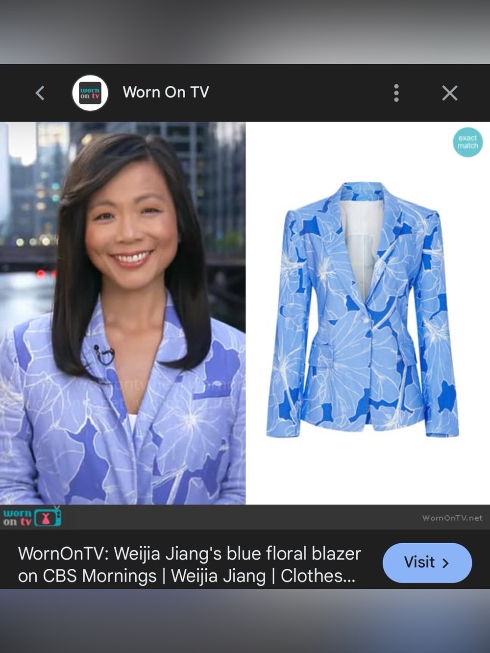 Milly Avery waterlilly blazer